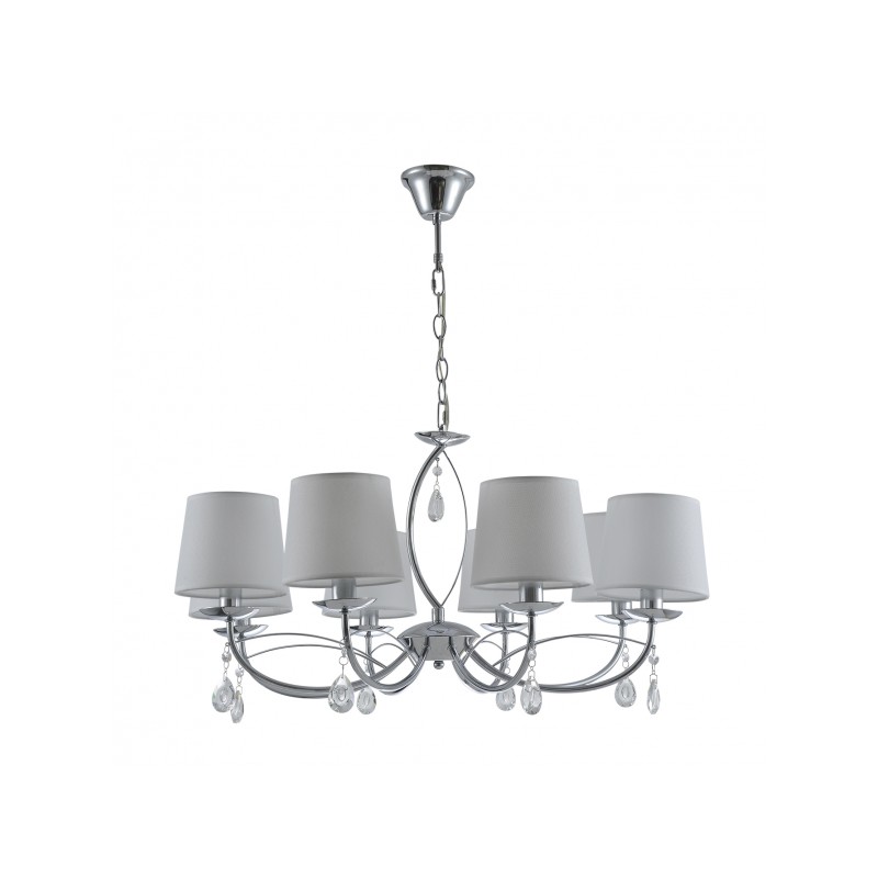 Lámpara Monterrey 8xE14 cromo Fabrilamp